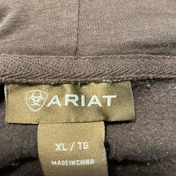 Mens Ariat Pull Over Sweatshirt - Picture 3 of 3